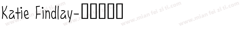 Katie Findlay字体转换